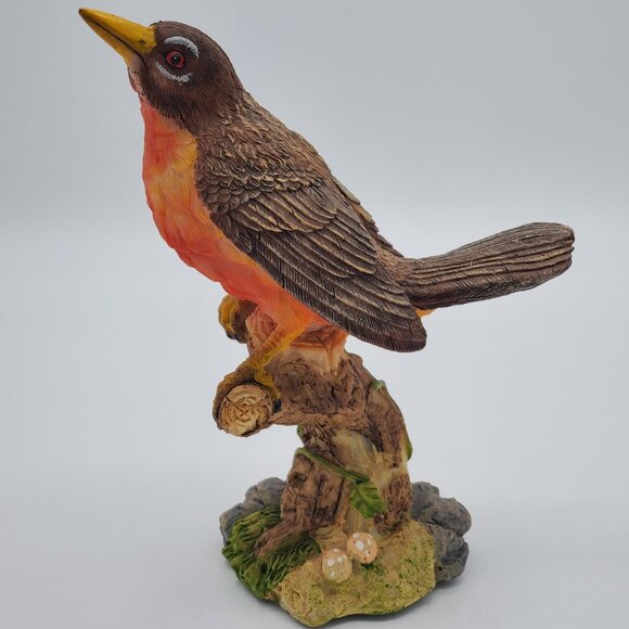 American Robin Bird on a Branch Figurine - Picture 7 of 7